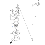 Крыльчатка охлаждения Kacawa для SUZUKI DF2.5 с '09-(17461-97J10)