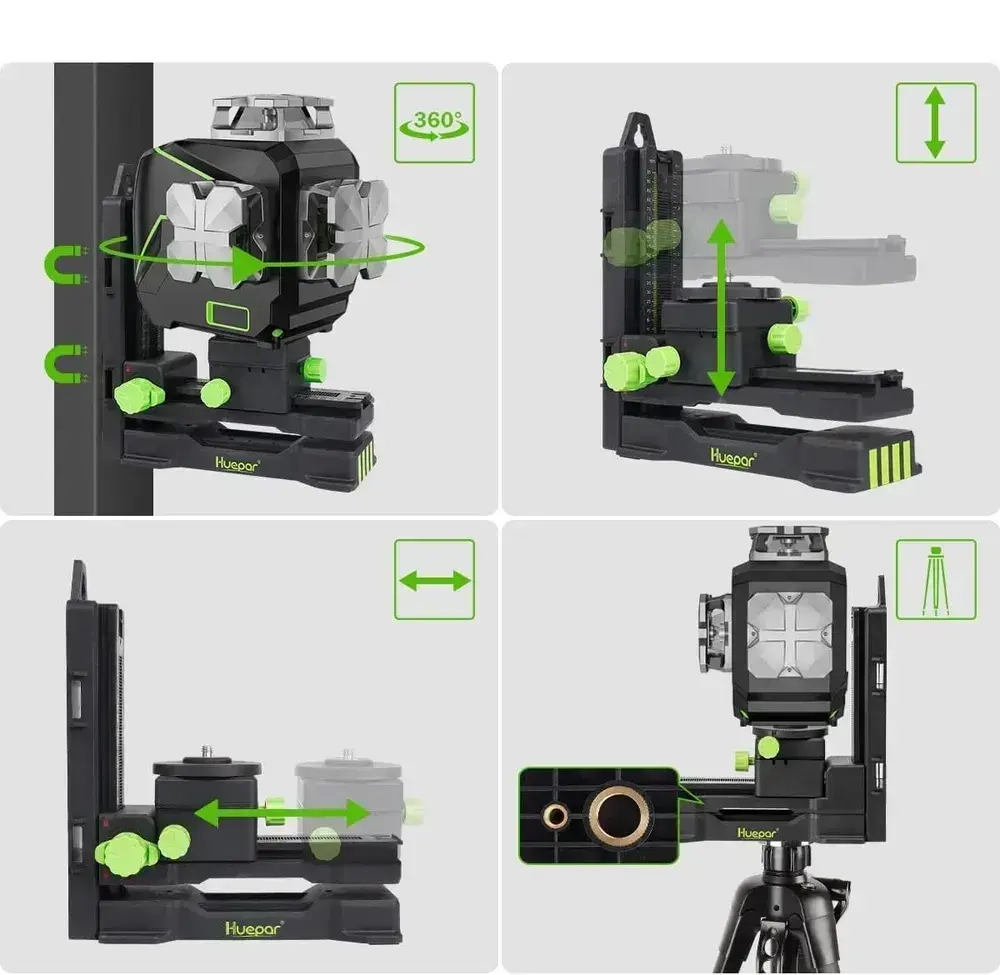 Лазерный уровень Huepar S03CG 360