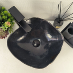 Раковина из речного камня RS-64996 41*37*15 0860