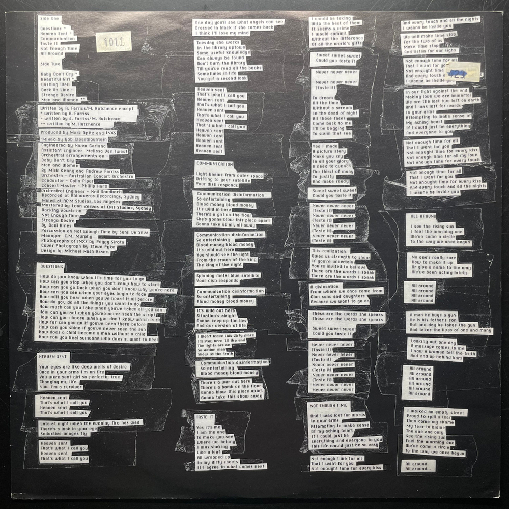 INXS ‎– Welcome To Wherever You Are (Голландия 1992г.)