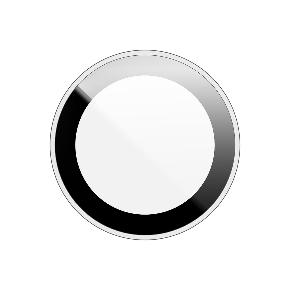 Защитное стекло на камеры с серебристыми рамками из алюминия для iPhone 16 Pro и 16 Pro Max, серия HAWK Series Camera Lens Protector