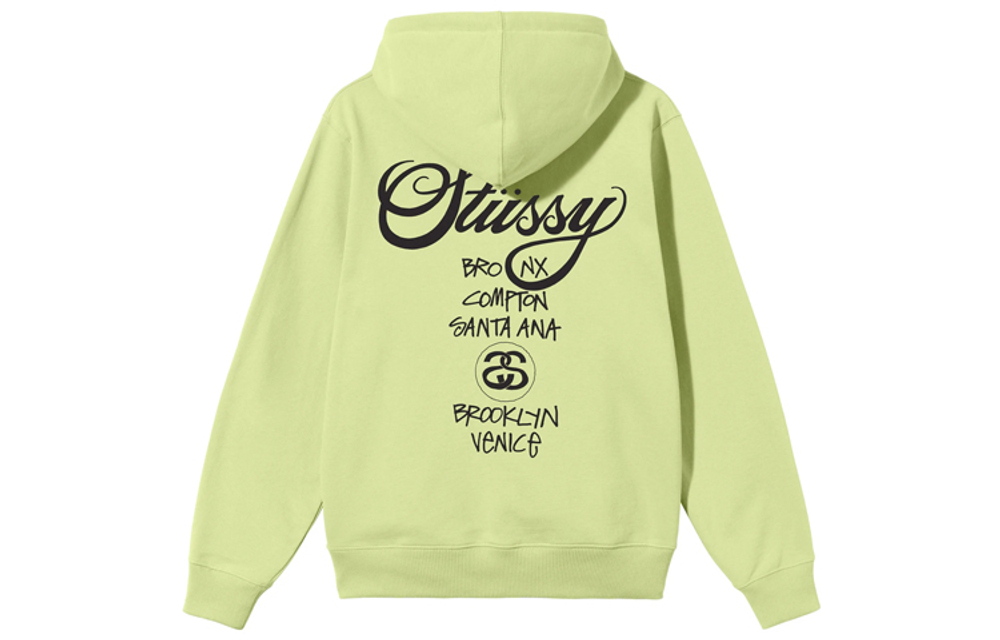 Худи Stussy World Tour Hoodie Logo, 3923658