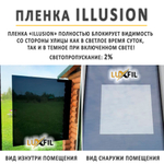 Пленка солнцезащитная зеркальная ILLUSION LUXFIL, (рулон)