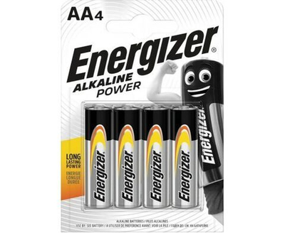 Батарейка Energizer LR6/AA Alkaline Power BL4 , 4шт.