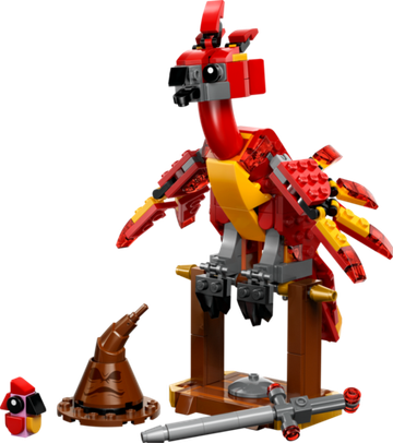 Конструктор Лего Гарри Поттер Феникс Дамблдора — Фоукс | LEGO Harry Potter Fawkes Phoenix 76448 -  299 деталей (8+)