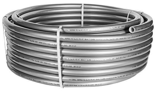 Труба стабильная Rommer 32х4,7 мм. серая PE-Xa/Al/PE-RT в бухте 50 метров (RPS-0001-003247) - 1 м