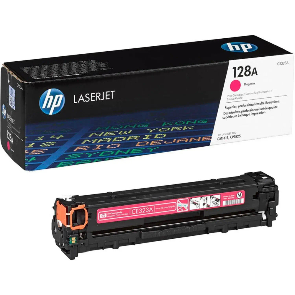 Картридж лазерный HP 128A CE323A пурп. для CLJ CP1525/CM1415