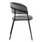 Стул Turin темно-серый с чёрными ножками