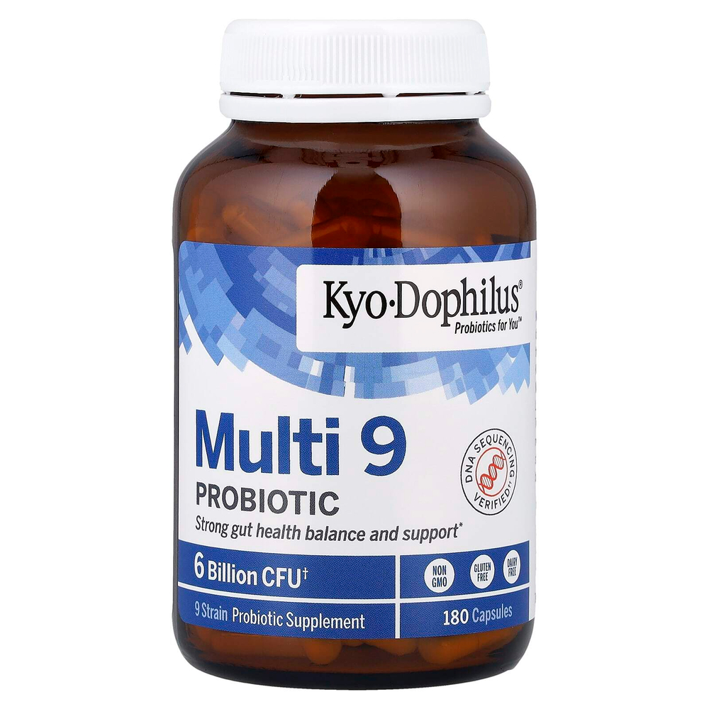 Kyolic, Kyo-Dophilus®, Multi 9, пробиотик, 180 капсул