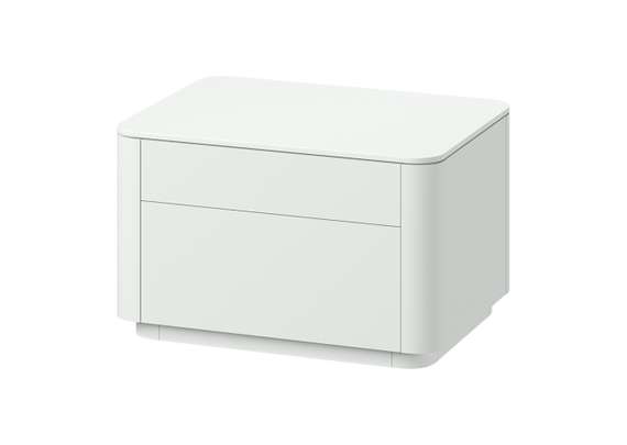 Тумба прикроватная Tammi 2 ящика ширина 60 см (белый)