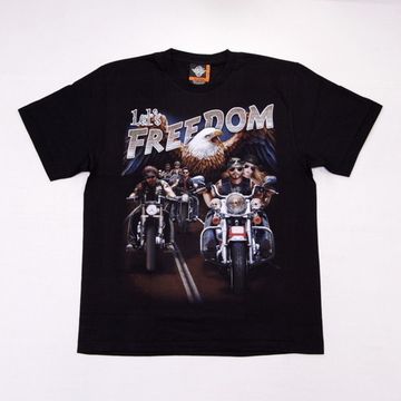 Футболка мото Орел Lets Freedo