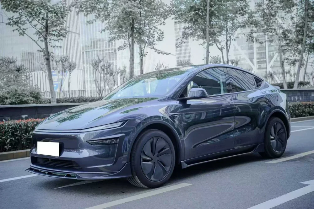 Обвес для Tesla Model Y 2025+ тесла боковые юбки диффузор спойлер канарды губа переднего бампера
