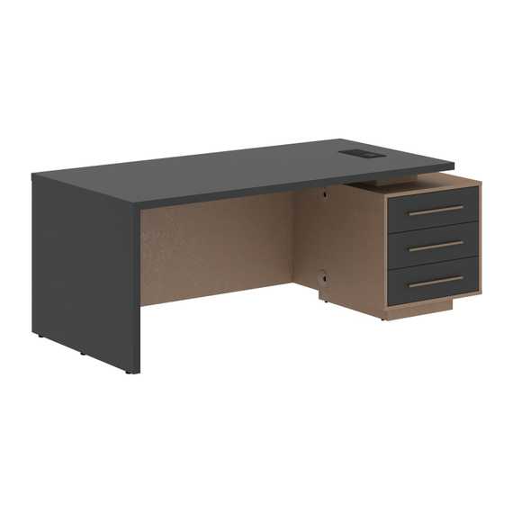 Стол руководителя с тумбой VCT 2090(R)  2000х900х750 VELION