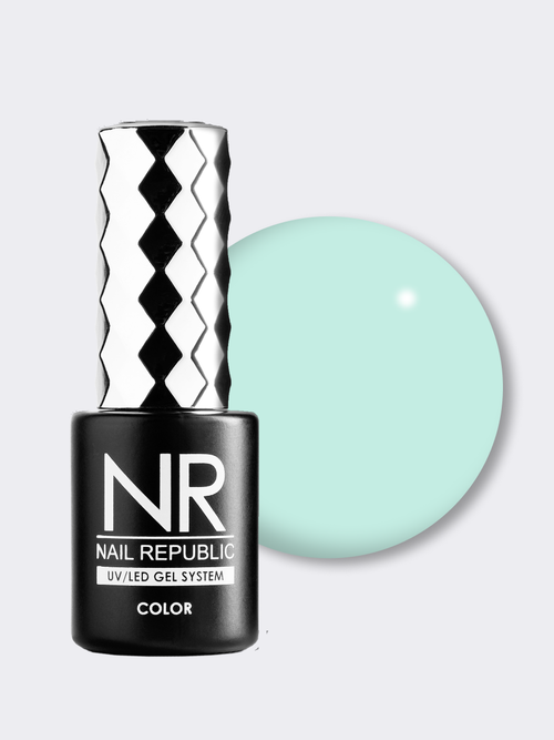 Nail Republic Гель-лак 337 светлый бирюзовый, 10 мл