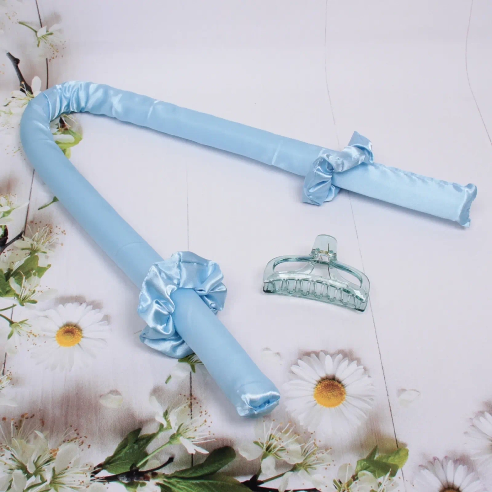 Бигуди для волос «Curling- Изумрудная мечта», цвет голубой, 22*8*5см