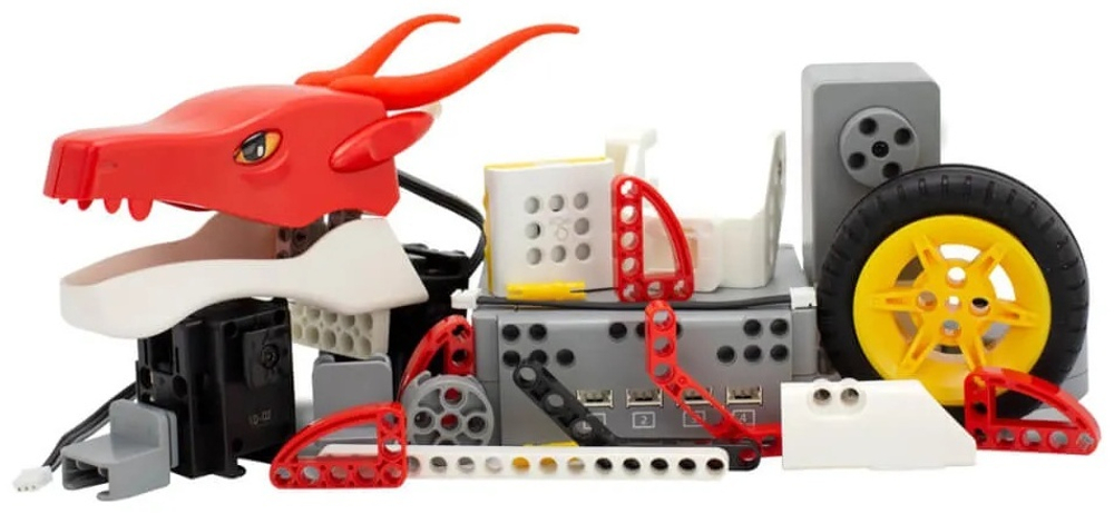 Программируемый робот-конструктор JIMU Mythical Series: FireBot Kit, деталей (632 шт.)
