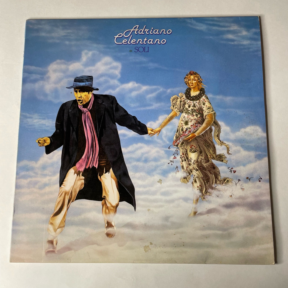 Винтажная виниловая пластинка LP Adriano Celentano Адриано Челентано Soli (Италия 1979)