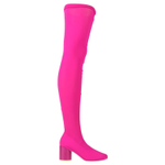 MM6 Maison Margiela Over the knee Boots 7cm Women"s Fuchsia