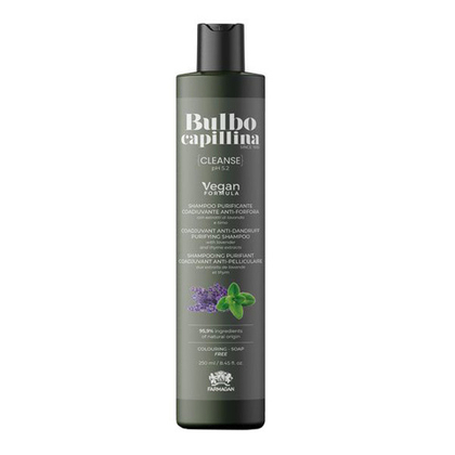 Очищающий шампунь против сухой и жирной перхоти Farmagan Bulbo Capillina Cleanse Shampoo 250мл