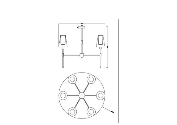 Подвесная люстра Freya Tida FR5196PL-06CH