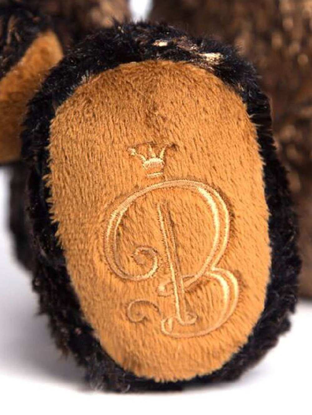 Мягкая игрушка Медведь БернАрт золотой (металлик) 30см