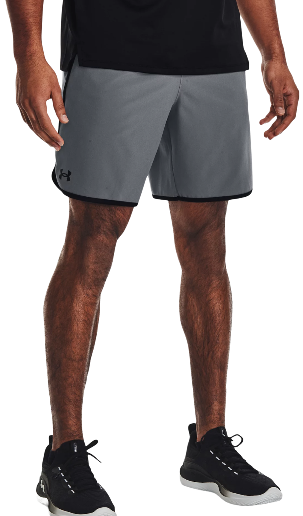 Мужские теннисные шорты Under Armour Men's UA HIIT Woven 8" Shorts - серый
