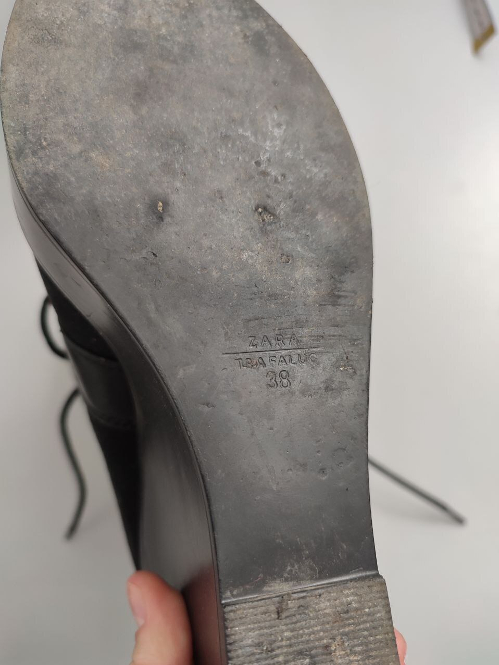 Полусапожки Zara на танкетке 38 размер
