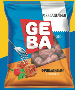ФРИКАДЕЛЬКИ ГЕБА С ГОВЯДИНОЙ 500ГР