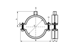 KSB2 Хомуты с вкладышем epdm