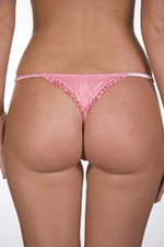 Нежные трусики-стринги Candy (Размер: XS) (Цвет: розовый)