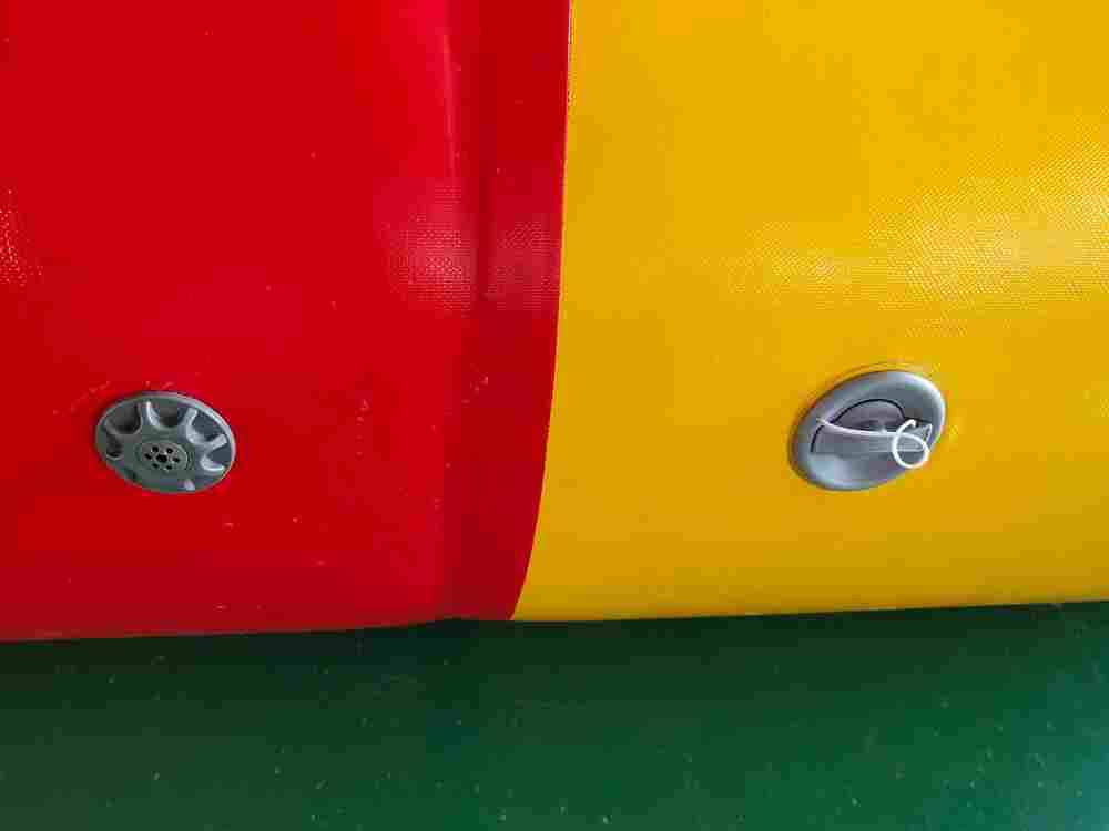 Надувной бассейн «Красно-желтый» 8*6*0,65 м