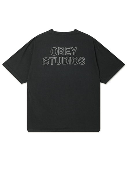 Мужская Футболка Obey Studios Outline