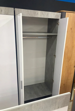 Шкаф многоцелевого назначения Инстайл ШК-29 бетон/белый