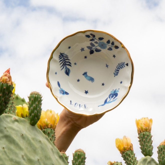 Чаша BLUE FLORAL 15,5 см