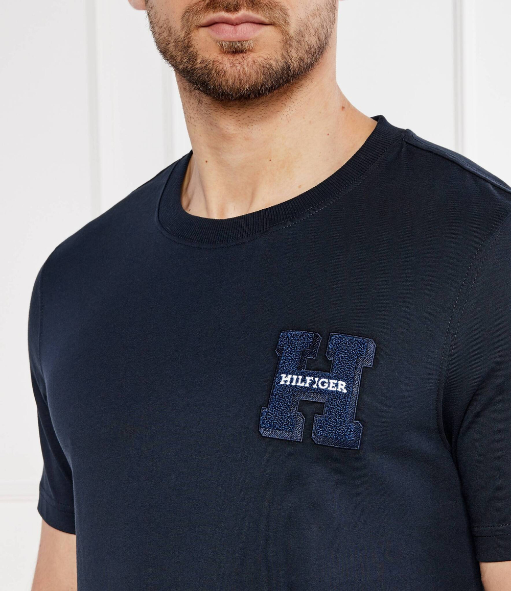 Футболка BOUCLE H EMBRO Tommy Hilfiger - темно-синий(MW0MW34436)