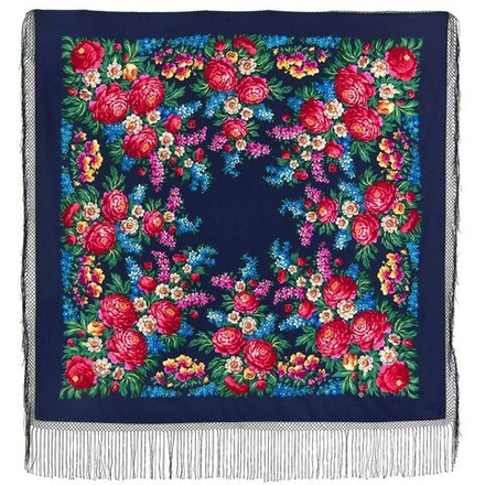 Павловопосадский платок День Победы 235-14