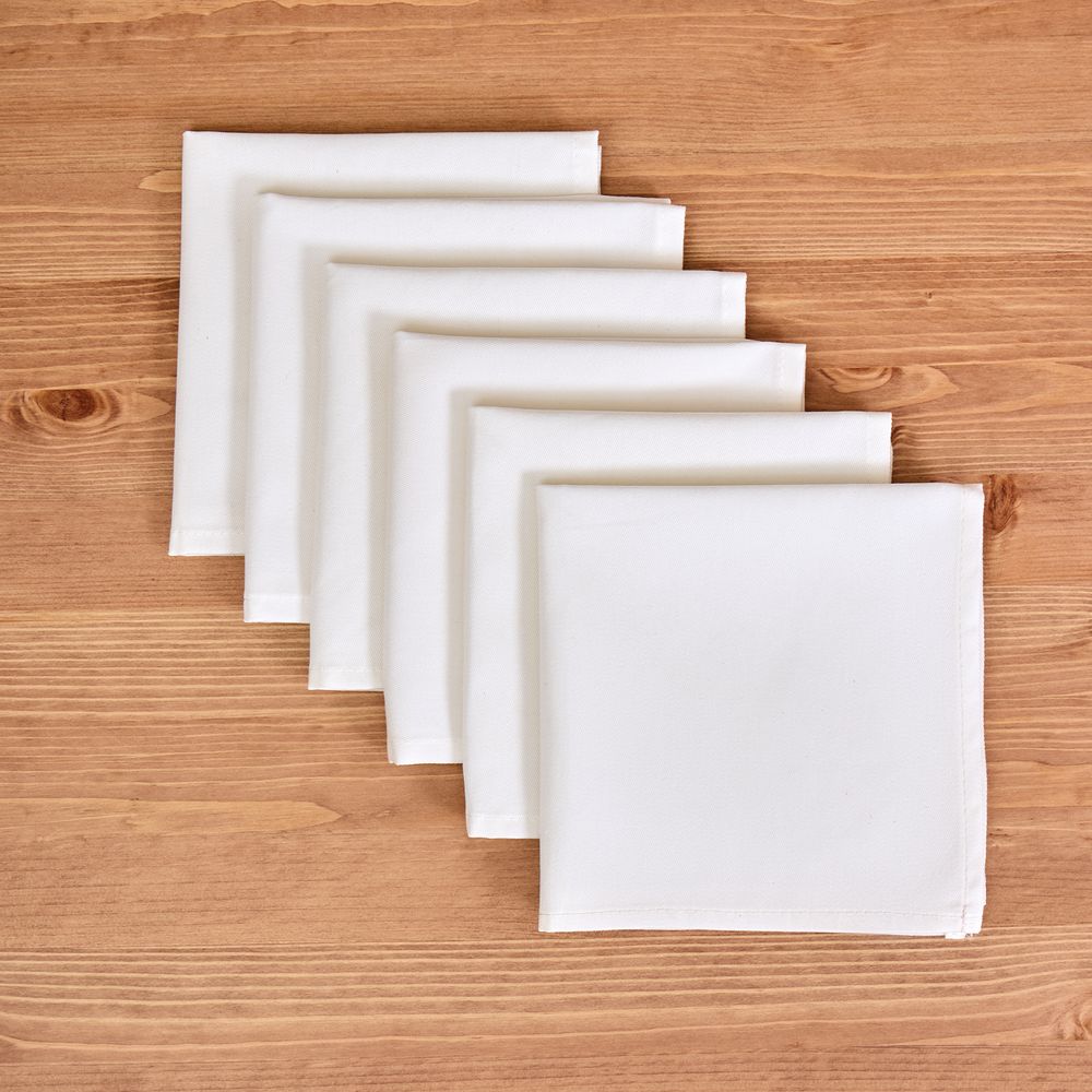 НАБОР САЛФЕТОК ИЗ 6-Х ШТ "КЛАССИКА",35Х35СМ, 100% ХЛОПОК,ТВИЛ