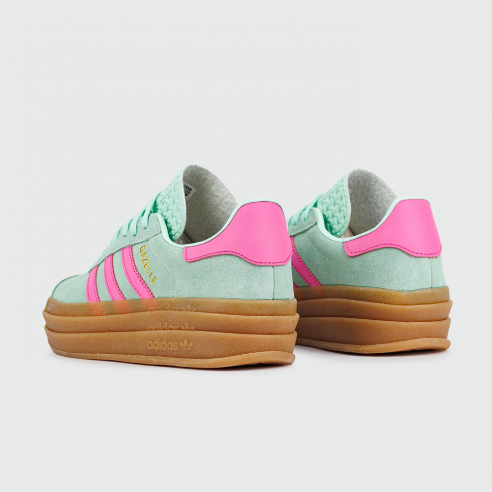 кроссовки Adidas Gazelle Bold Mint Gum Wmns