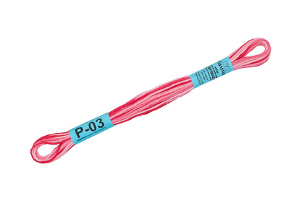 Мулине "Gamma" меланж, 8 м, 100% хлопок, № Р-03