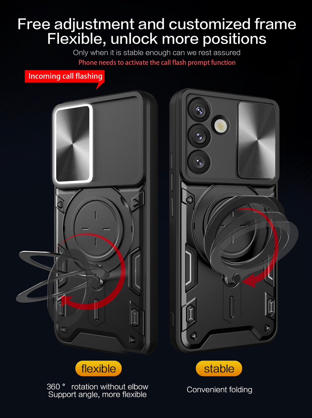 Чехол с кольцом Big Ring Case для Samsung Galaxy S25