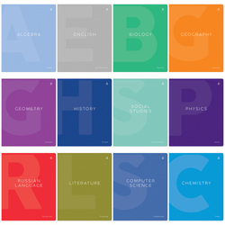 Комплект (12 шт.) предметных тетрадей 48л. Greenwich Line "Color theory", матовая ламинация, выборочный УФ-лак, 70г/м2