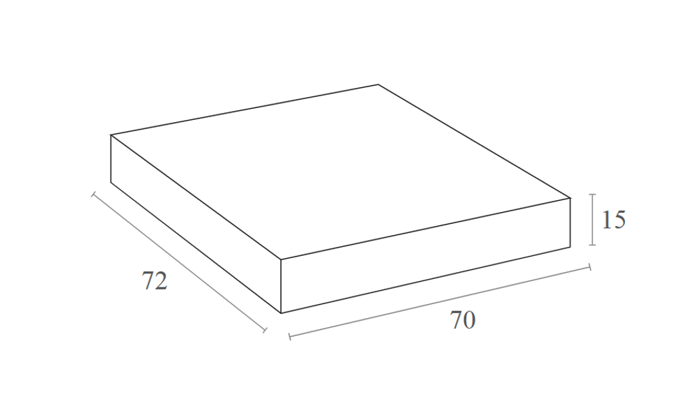Подушка для кресла Siesta Contract Portofino Lounge, темно-серый