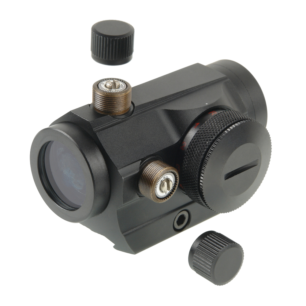 Прицел коллиматорный Veber Black Russian DOT 122 RG (закрытый, 4 МОА, объектив 22мм, метка точка красная/зеленая, вивер)