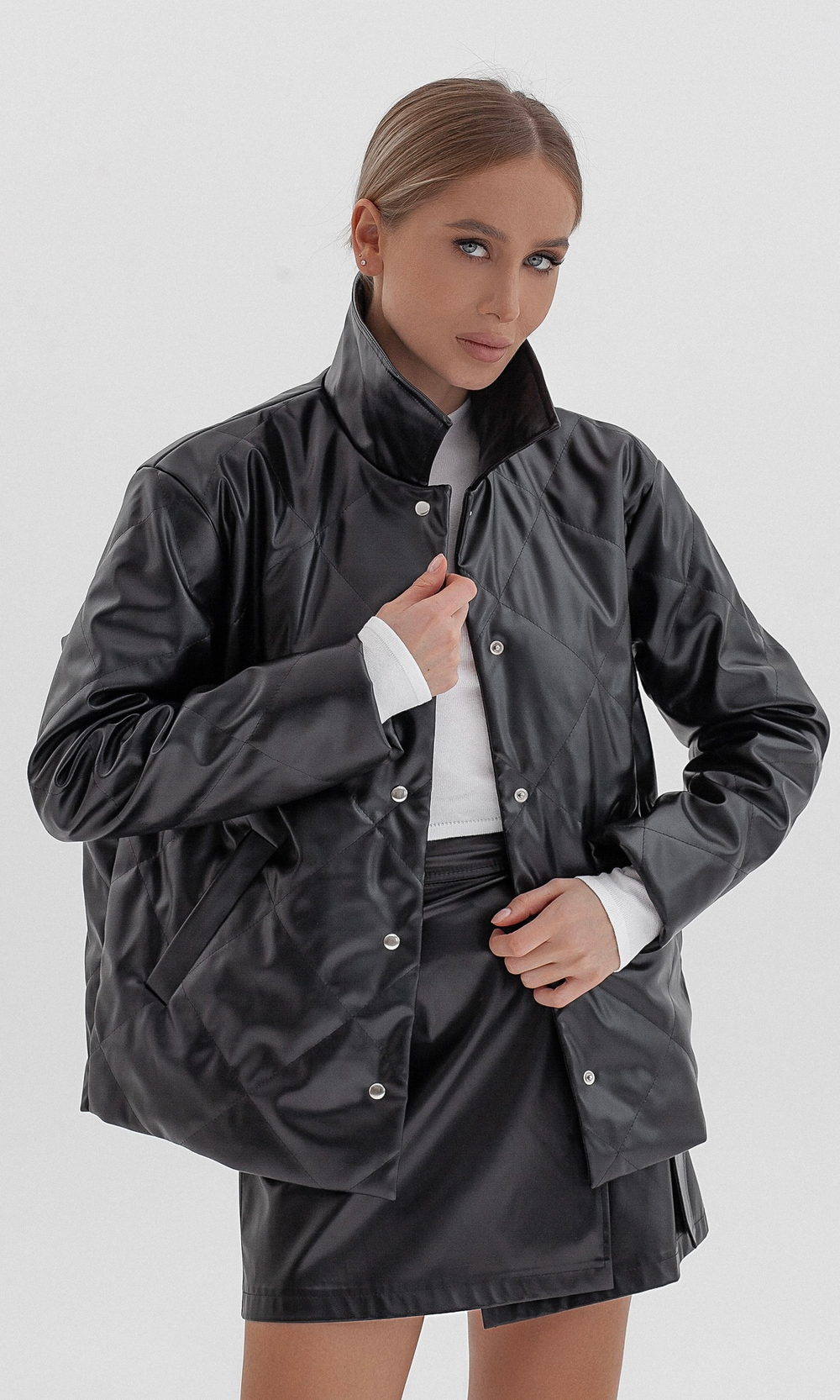 Куртка-рубашка стеганая