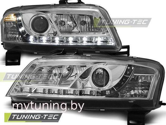 Передние фары daylight chrome для Fiat Stilo 3D