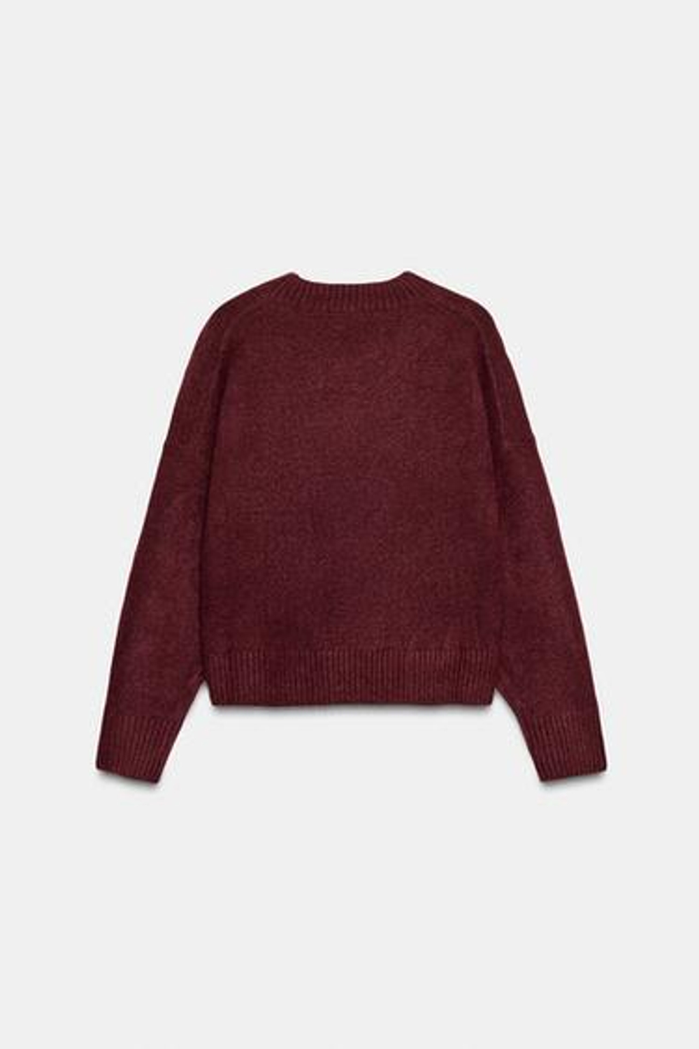 Мягкий трикотажный свитер - ZARA