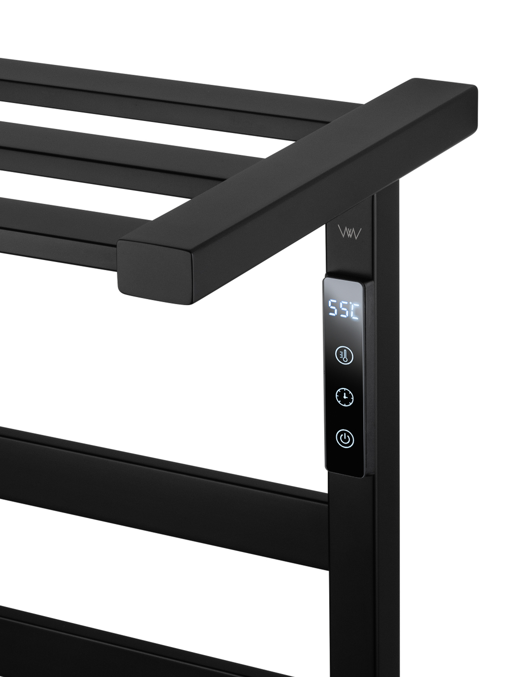 Полотенцесушитель электрический WONZON & WOGHAND FRANKFURT, Черный матовый (WW-A1026-MB)