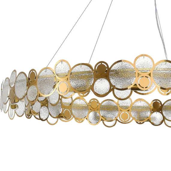 SL6133.313.16 Светильник подвесной ST-Luce Латунь/Дымчатый G9 LED 16*5W 4000K SWATCH