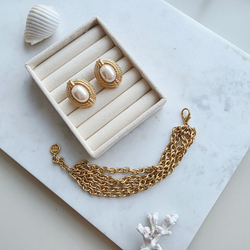 Клипсы Givenchy с жемчугом