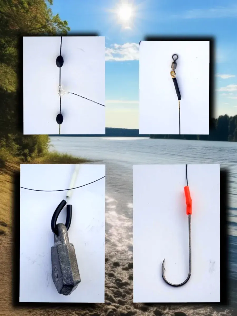 Монтаж живцовый на судака 140 гр.